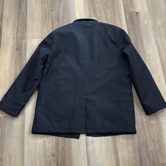 Tumi Tech by Tumi Black Softshell Full Zip Metro Jacket Zip Pockets Men’s Large - Picture 14 of 16